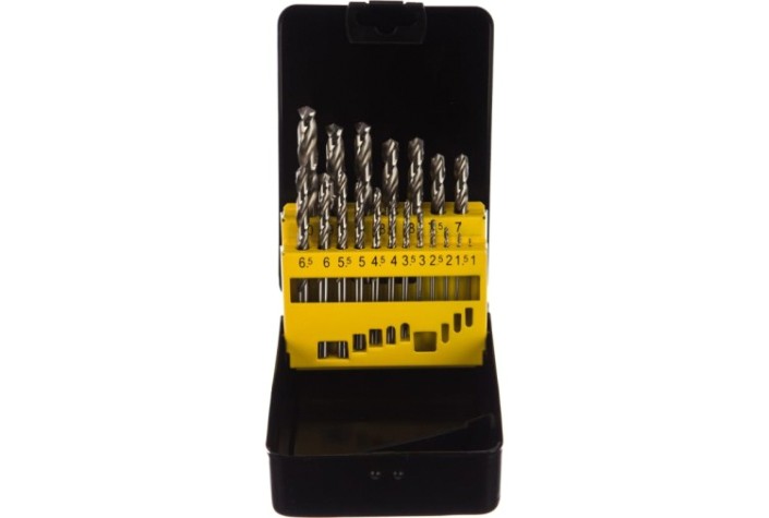 Набор сверл по металлу ГРАНИТ 165206 hss-g, 19 шт.