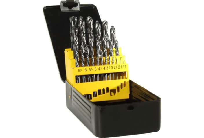 Набор сверл по металлу ГРАНИТ 165207 hss-g, 25 шт. Набор сверл по металлу ГРАНИТ 165207 hss-g, 25 шт.