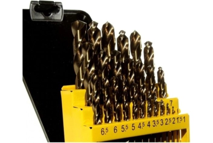 Набор сверл по металлу ГРАНИТ HSS-Co, 25 шт. [165203]
