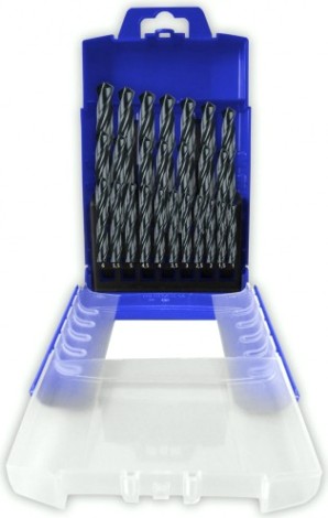 Набор сверл по металлу Heller 1,1.5,2,5,10,13 мм (25 пр.) DIN 338 [TD18371]