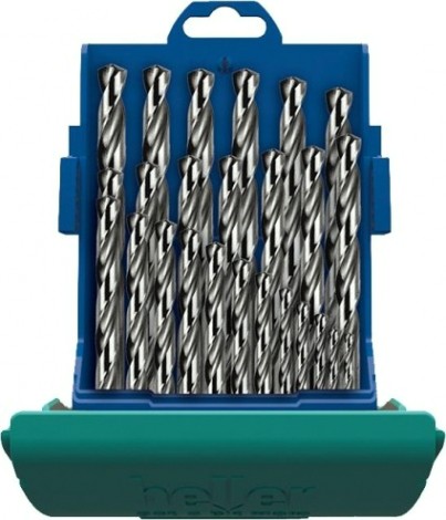 Набор сверл по металлу HELLER hss-co din 338 rn ø 1/1.5/2/2.5/3…12/12.5/13 (25 пр.) [TD21965]