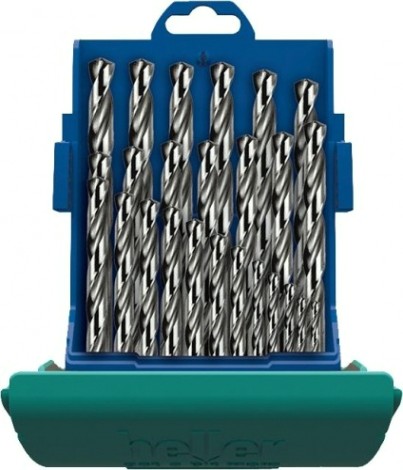 Набор сверл по металлу HELLER hss-g turbo ø1/1.5/2…12/12.5/13 (25 пр.) [TD28893]