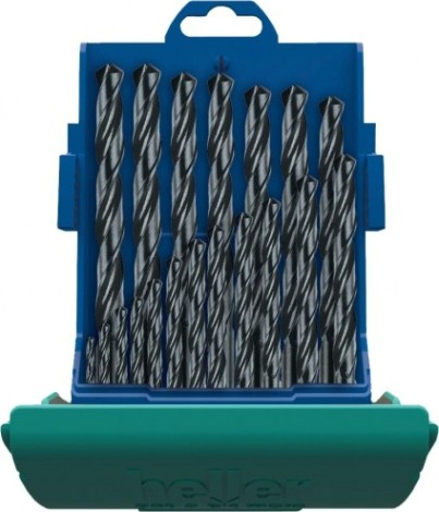 Набор сверл по металлу HELLER hss-r ø 1/1.5/2…9/9.5/10 (19 пр.) [TD17737]
