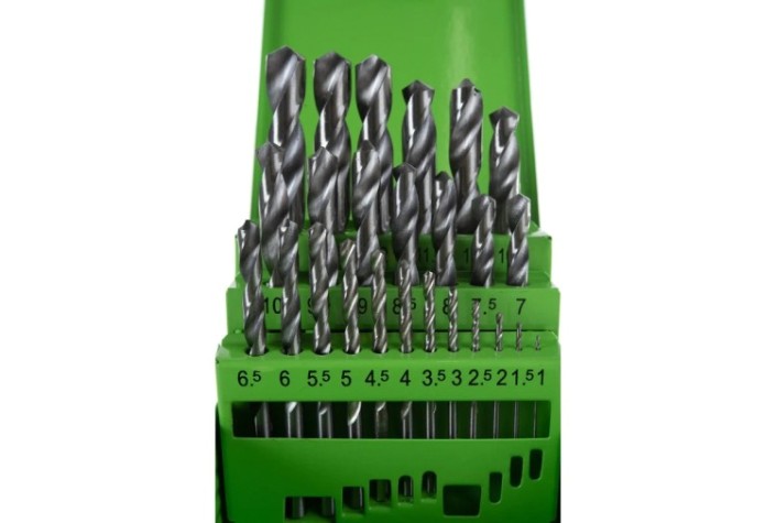 Набор сверл по металлу HSS СИБРТЕХ 1 - 13 мм. 25 шт., в металлическом боксе [72379]