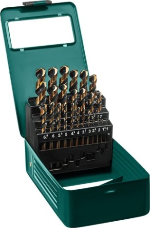 Набор сверл по металлу KRAFTOOL 29656-H25 hss-co(8%), cobalt 25шт.(1-13мм)