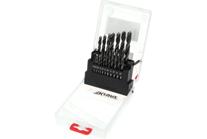 Набор сверл по металлу Kranz KR-91-0636 1-10мм, 19 шт. Набор сверл по металлу Kranz KR-91-0636 1-10мм, 19 шт.