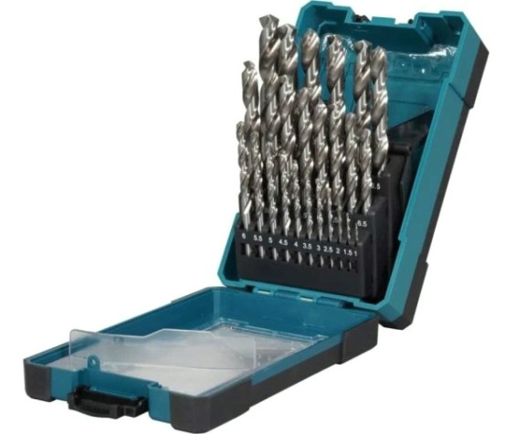 Набор сверл по металлу MAKITA D-78368 hss-gs 25 шт. (1-13мм, шаг 0.5мм)