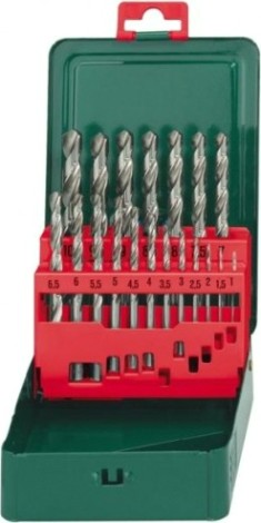 Набор сверл по металлу METABO HSS-G 19 шт. (1-10 мм.) 627153000 [627153000]