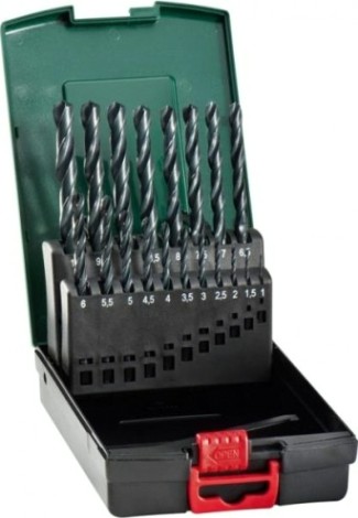 Набор сверл по металлу METABO HSS-R 19 шт. (1-10 мм) 627164000 [627164000]