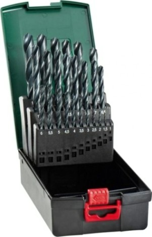 Набор сверл по металлу METABO HSS-R 25 шт. (1-13 мм) 627159000 [627159000]