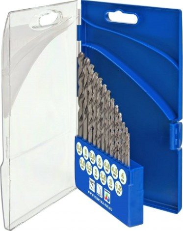 Набор сверл по металлу ПРАКТИКА Профи 13шт. 1,5-6,5 + 3,2, 4,2 мм про кассета [640-278]