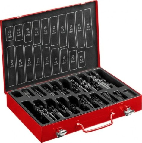 Набор сверл по металлу ЗУБР МАСТЕР 370шт. (1-10мм) [29605-H370]