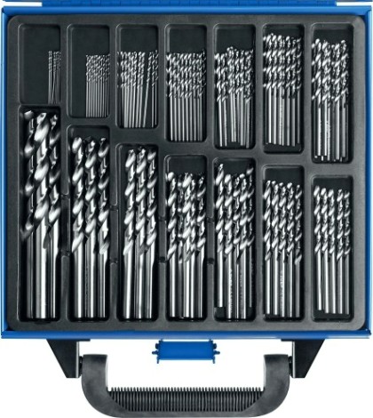 Набор сверл по металлу ЗУБР ПРОФ сталь р6м5, 99шт.(1-10мм) мет.бокс [29625-H99]