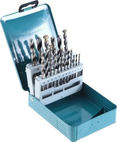 Набор сверл универсальных MAKITA D-46202 в ассортименте, 18 шт.