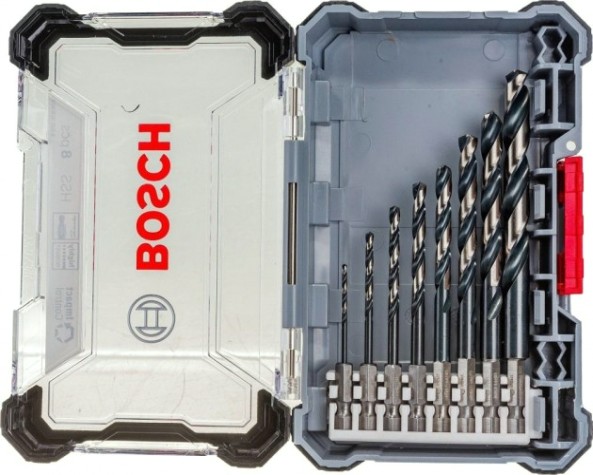 Набор сверл универсальный BOSCH Impact Control Кейс M 8 шт D2-10 по металлу [2608577146]