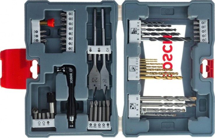 Набор сверл универсальный BOSCH Premium Set-49 оснастки [2608P00233]