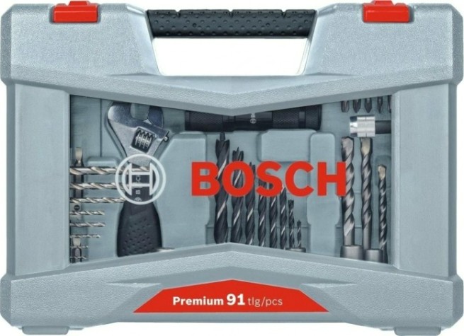 Набор сверл универсальный BOSCH Premium Set-91 оснастки [2608P00235]