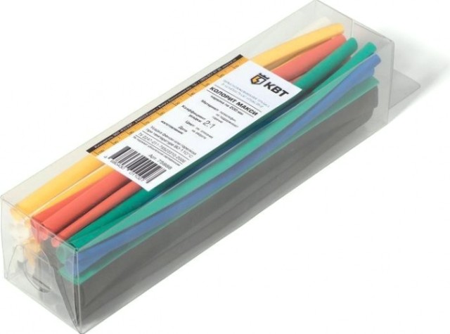 Набор термоусадочных трубок КВТ Колорит макси [75888]