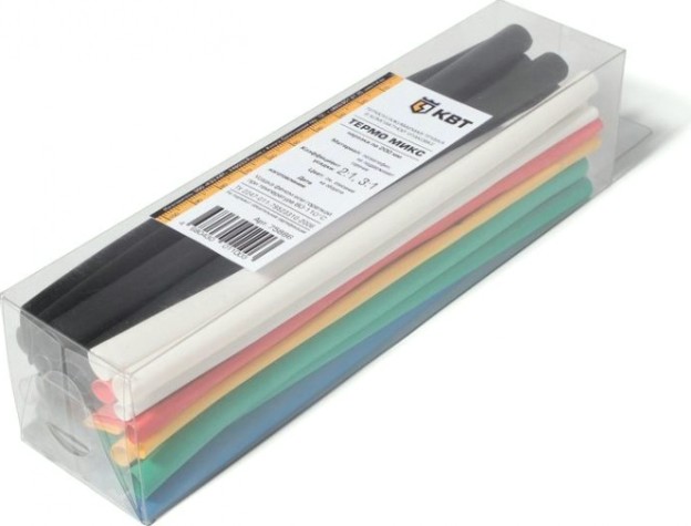 Набор термоусадочных трубок КВТ Термомикс [75886]