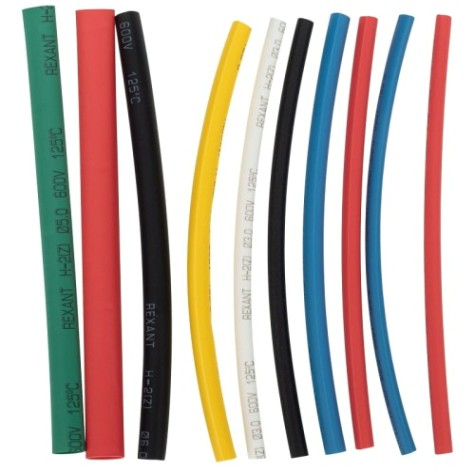 Набор термоусадочных трубок REXANT 29-0101 №1 AUTO ТУТ нг (уп.10 шт. по 10 см)