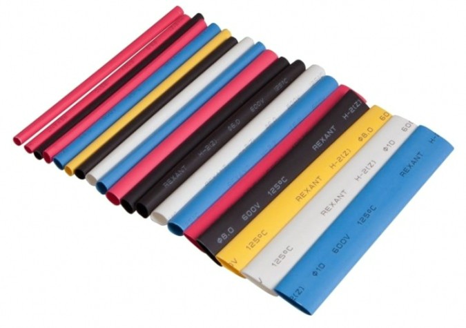 Набор термоусадочных трубок REXANT 29-0102 №2 AUTO PLUS ТУТ нг (уп.20 шт. по 10 см)