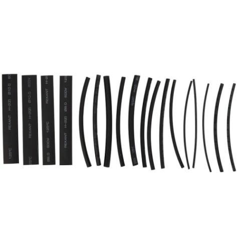 Набор термоусадочных трубок REXANT 29-0105 №5 STANDARD ТУТ нг (уп.18 шт. по 10 см)