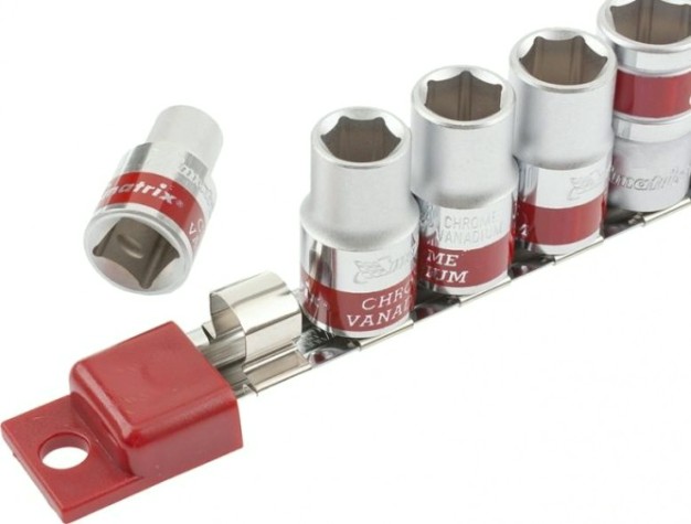 Набор торцевых головок 6 гранных, 1/2" MATRIX 10-22 мм, 10 предметов, 13557 [13557]