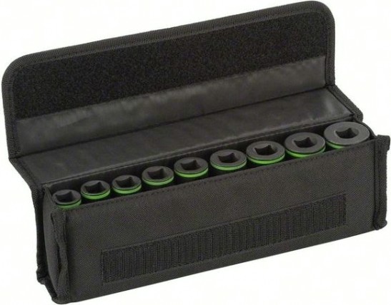 Набор торцевых головок BOSCH PROLINE 77 мм 9 предметов ударные [2608551101]