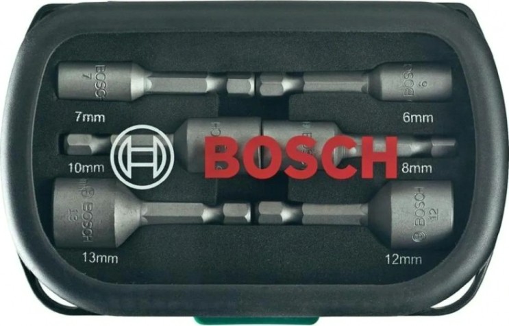 Набор торцевых головок BOSCH PROMOLINE 6 предметов [2607017313]