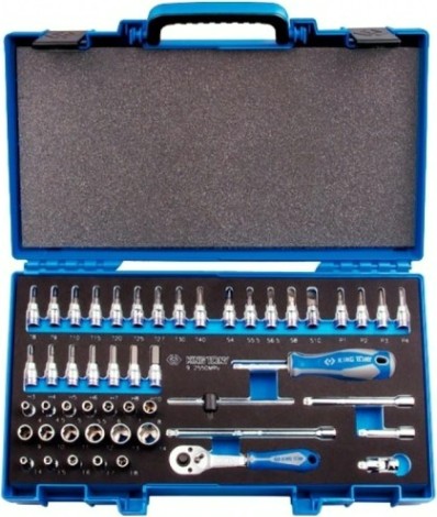 Набор торцевых головок с принадлежностями KING TONY 50 предметов ложемент 9-2550MRV [9-2550MRV]