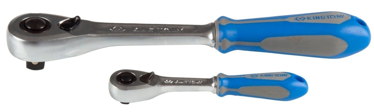 Набор трещеток KING TONY 7773GS 1/4", 1/2", 90 зубцов, 2 предмета
