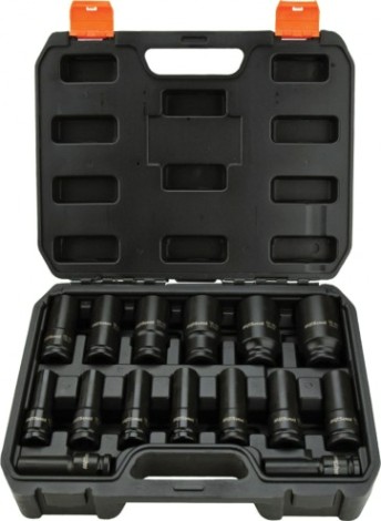 Набор ударных головок 1/2" AV Steel AV-721415 10-32мм 15 предметов