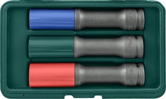 Набор ударных головок 1/2" JONNESWAY S18AD4103S торцевые тонкостенные глубокие для колесных дисков [048851]