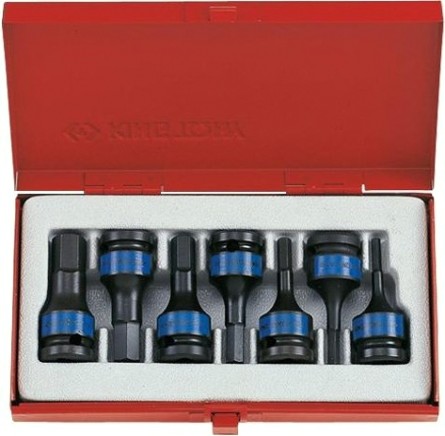 Набор ударных головок 1/2" KING TONY 4407MP 1/2", 7 предметов