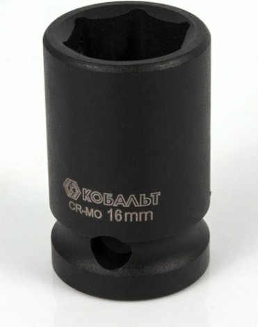 Набор ударных головок 1/2" Кобальт 010302-11 торцевых, cr-mo (11 шт.) кейс