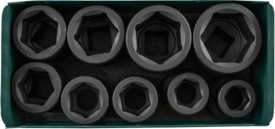 Набор ударных головок 1" JONNESWAY S03A8109S 24-50 мм, 9 предметов [048315]