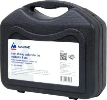 Набор ударных головок 1" МАСТАК 100-68008C 8 предметов