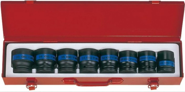 Набор ударных головок 3/4" KING TONY 6409MP03 3/4", 8 предметов