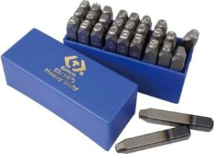 Набор ударных клейм KING TONY 5 мм, буквы - латиница 27 предметов, хвостовик HRC 40 11527SQ05 [11527SQ05]