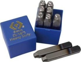 Набор ударных клейм KING TONY 5 мм, цифровые 9 предметов, хвостовик HRC 40 11509SQ05 [11509SQ05]