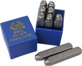 Набор ударных клейм KING TONY 8 мм, цифровые 9 предметов 11409SQ08 [11409SQ08]