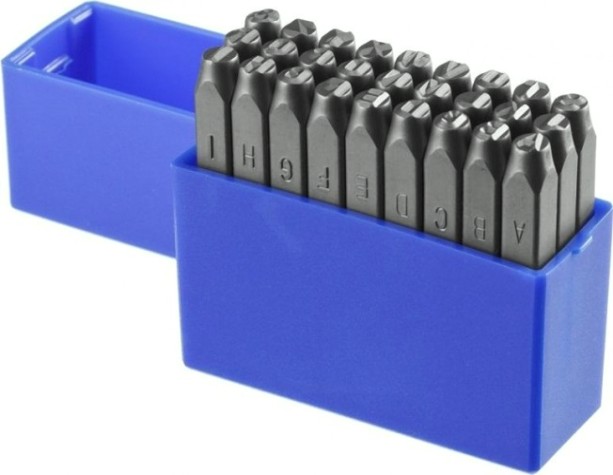 Набор ударных клейм ЗУБР PROFI буквенные латинские, шрифт 5мм [21505-05_z01]