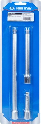Набор удлинителей KING TONY 3103PR 3/8", 3 предмета Набор удлинителей KING TONY 3103PR 3/8", 3 предмета