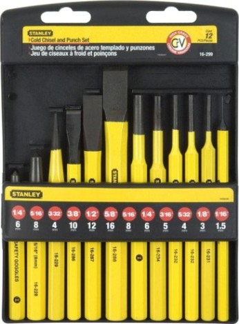 Набор выколоток и зубил STANLEY 4-18-299 12 предметов Набор выколоток и зубил STANLEY 4-18-299 12 предметов