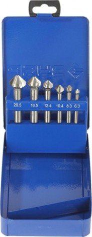 Набор зенкеров ЗУБР ЭКСПЕРТ 6 шт (м3-м10) [29730-H6]