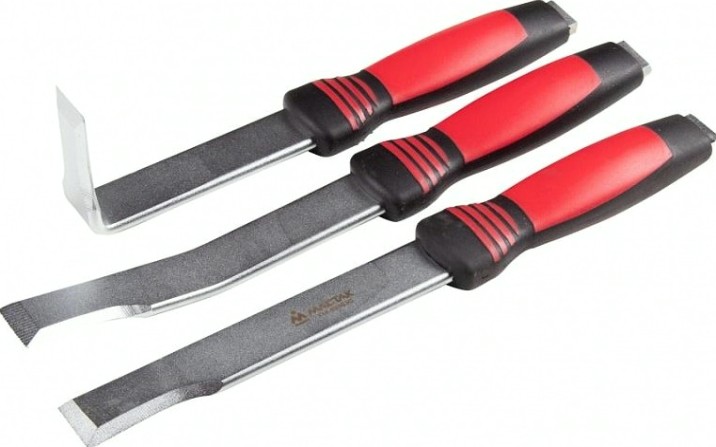 Набор зубил для расшивки кузовных швов и панелей МАСТАК 118-50003C 3 предмета, кейс