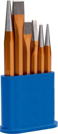 Набор зубил, пробойников, кернов NWS 2990-6 Набор зубил, пробойников, кернов NWS 2990-6