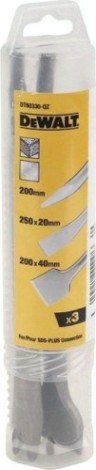 Набор зубил SDS-plus DeWALT 3шт. DT60330-QZ [DT60330-QZ]