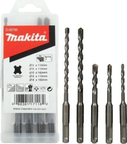 Наборы буров SDS-plus MAKITA 5 предметов D-00795 [D-00795]