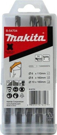 Наборы буров SDS-plus MAKITA Centering Tip, 5 предметов B-54704 [B-54704]
